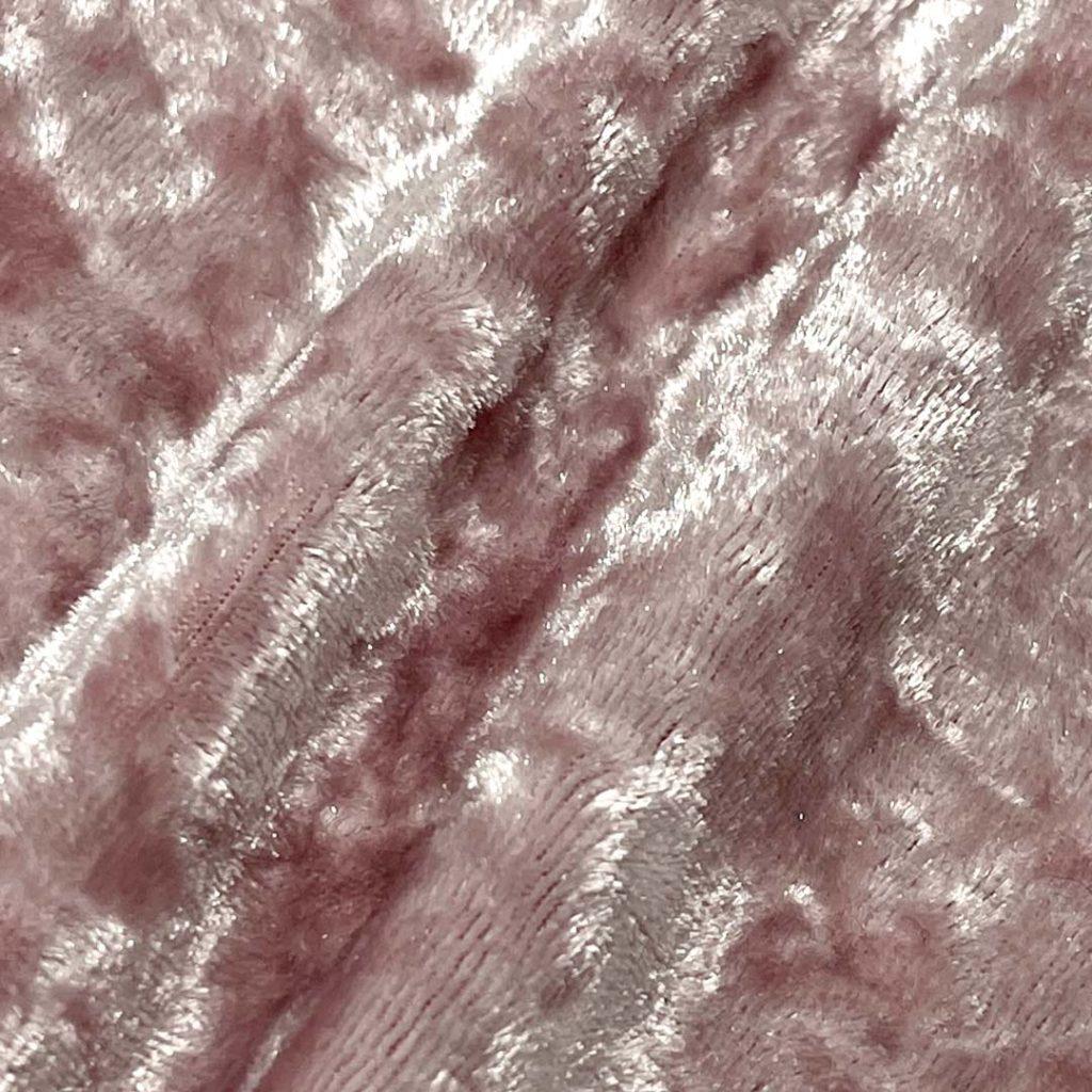 250gsm (8.8 oz) 95% Polyester 5% Spandex Pleated Velvet Fuzzy Plush Fabric Dress Evening Dress Skirt