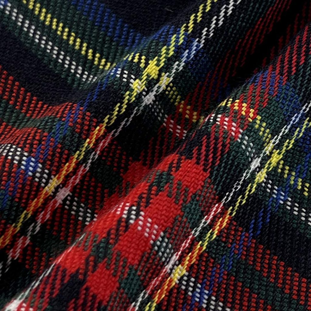 280gsm (9.9 oz) 100% Cotton Plaid Ripstop Fabric Shirt Cardigan Suit Lining