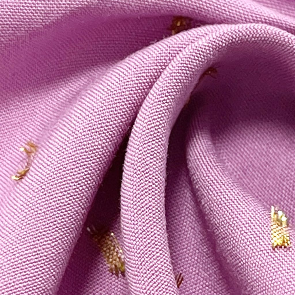 115gsm (4.1 oz) 95% Viscose 5% Polyester Dobby Dotted Swiss Textured Fabric Skirt Cardigan 201