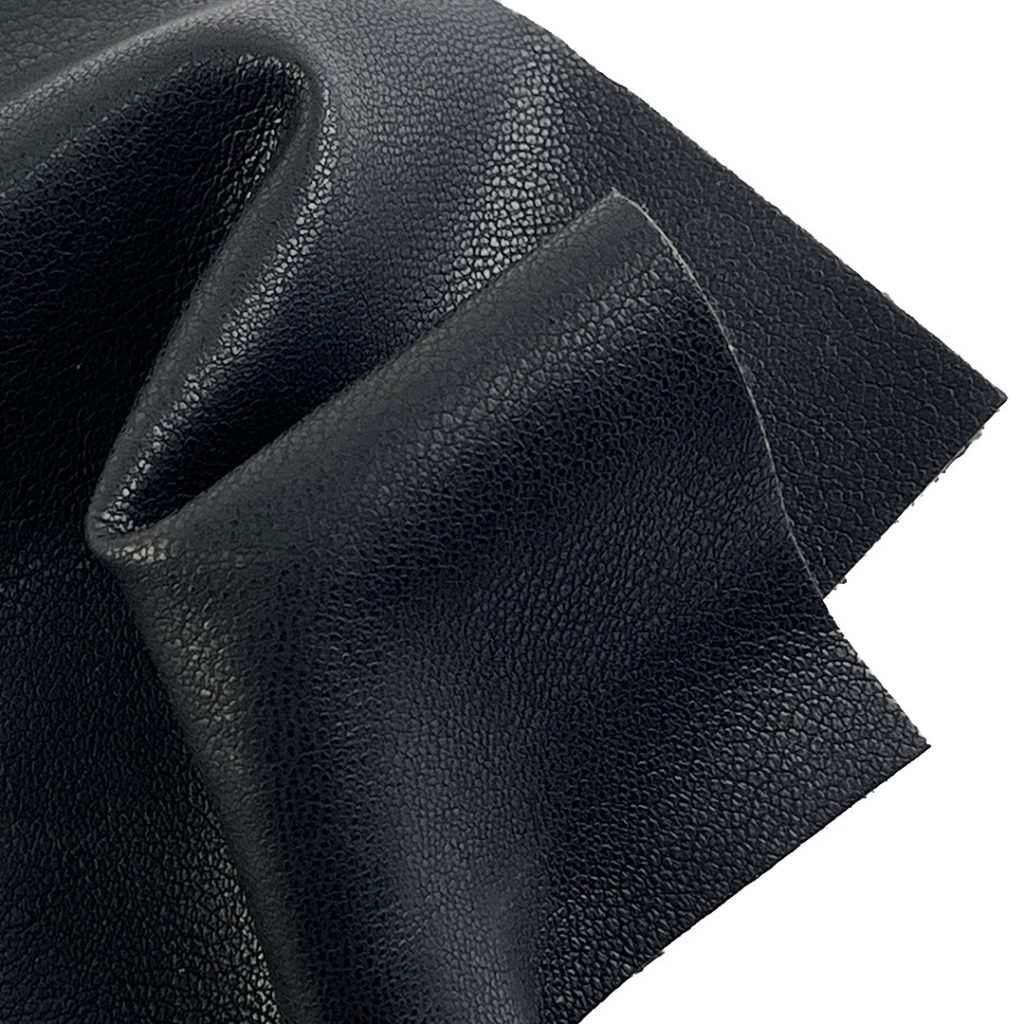 280gsm (9.9 oz) 50% Polyurethane Leather 25% Polyester 25% Viscose Pleather Waterproof Ripstop Fabric Jacket Coat 2028
