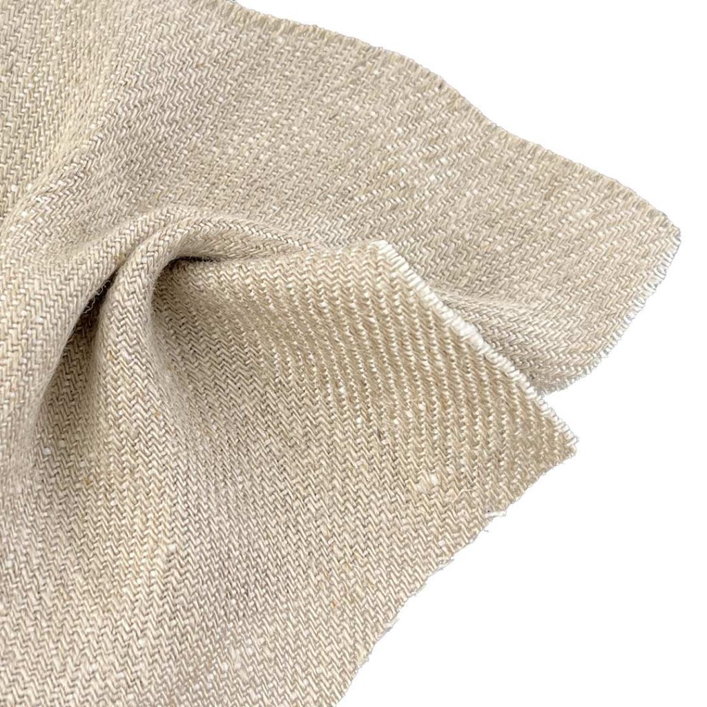 270gsm (9.5 oz) 100% Linen Hessian Textured Fabric Vest Bag Table Runner