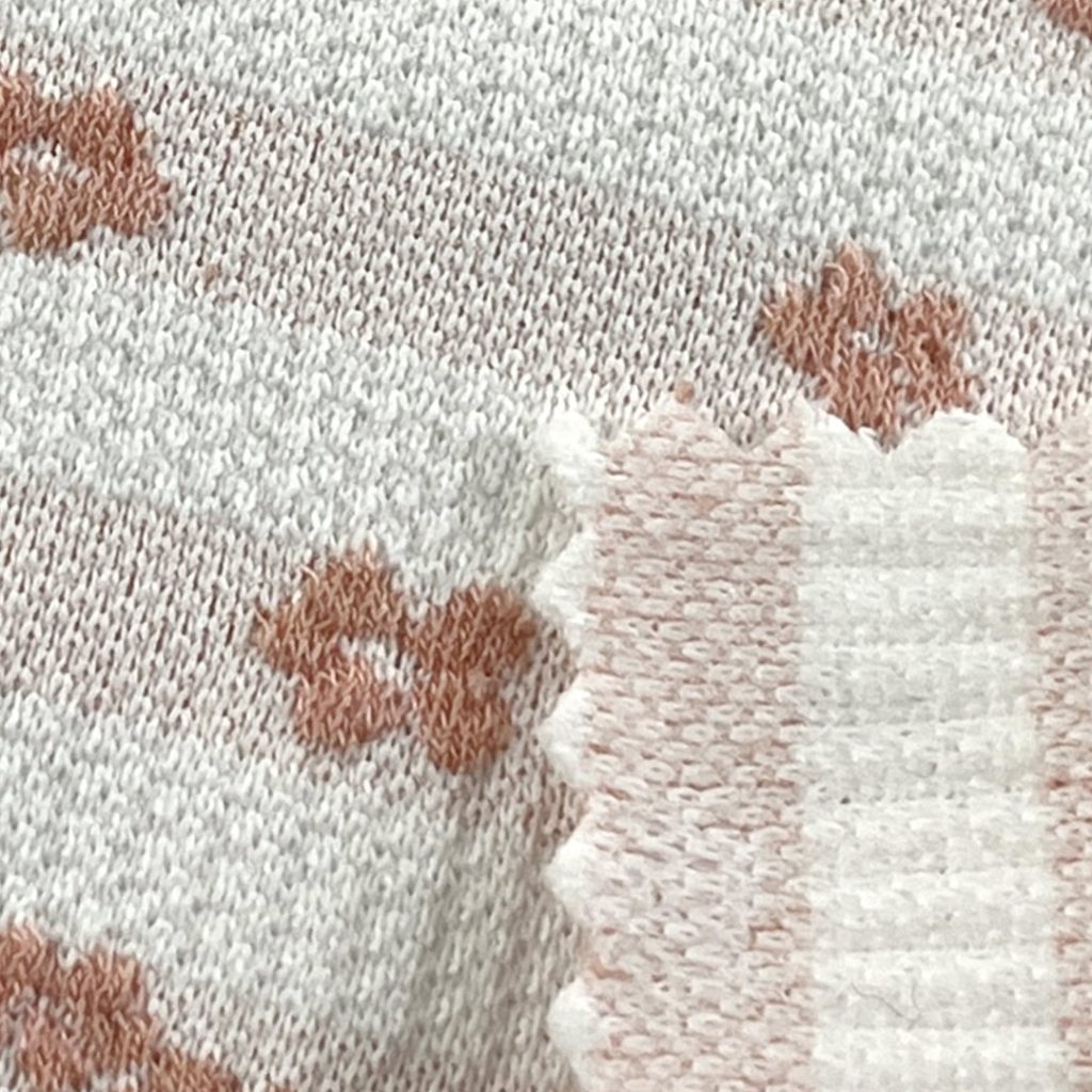 260gsm (9.2 oz) 45% Polyester 50% Viscose 5% Spandex Dobby Dotted Swiss Textured Fabric Dress Cardigan 2244