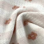 260gsm (9.2 oz) 45% Polyester 50% Viscose 5% Spandex Dobby Dotted Swiss Textured Fabric Dress Cardigan 2244