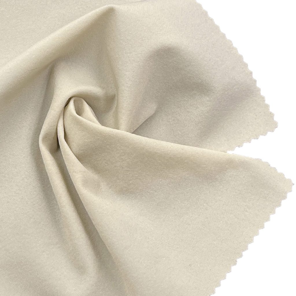 130gsm (4.6 oz) 90% Cotton 10% Spandex Cambric Smooth Crisp Hand Feel Fabric Dress Trench Coat