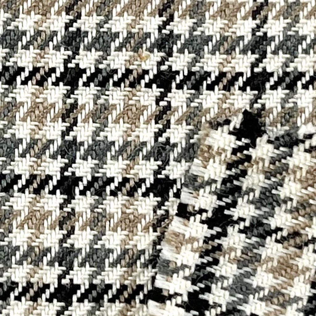 220gsm (7.8 oz) 97% Polyester 3% Spandex Houndstooth Textured Shape Retention Fabric Dress Blazer 230-001