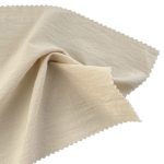 110gsm (3.9 oz) 92% Cotton 8% Nylon Crêpe Translucent Textured Fabric Skirt Dress