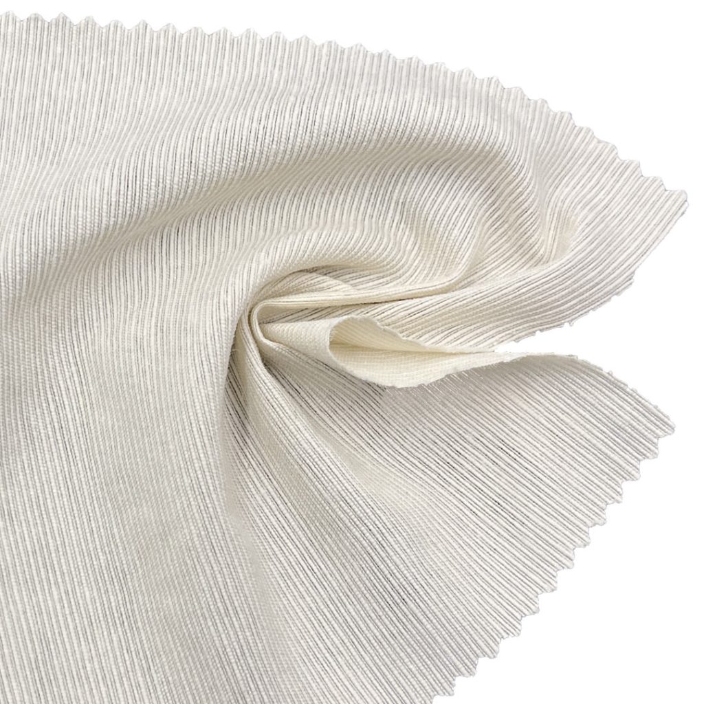 110gsm (3.9 oz) 81% Cotton 16% Nylon 3% Linen Cambric Smooth Crisp Hand Feel Fabric Shirt Suit Lining 25703