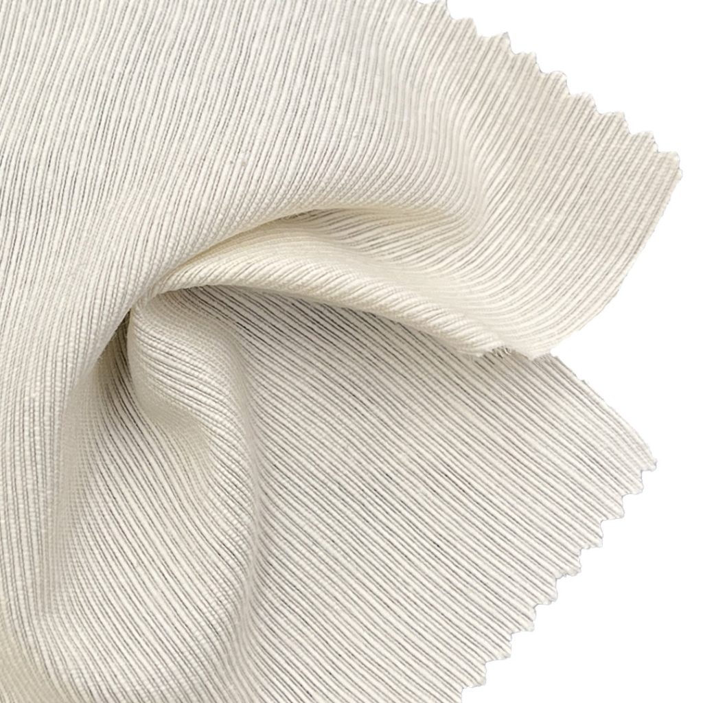 110gsm (3.9 oz) 81% Cotton 16% Nylon 3% Linen Cambric Smooth Crisp Hand Feel Fabric Shirt Suit Lining 25703