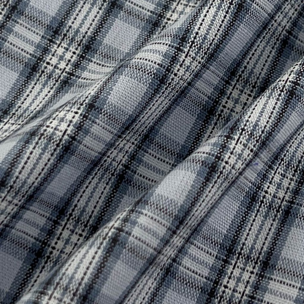 230gsm (8.1 oz) 100% Cotton Plaid Tear-resistant Fabric Dress Shirt Suit Lining