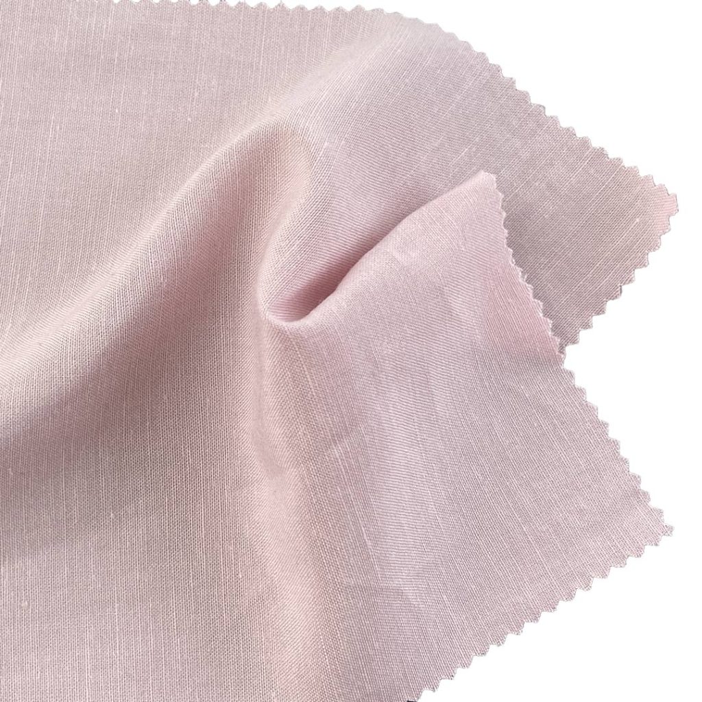 110gsm (3.9 oz) 58% Lyocell 30% Cotton 12% Linen Crepe Textured Translucent Fabric Skirt Dress 25769