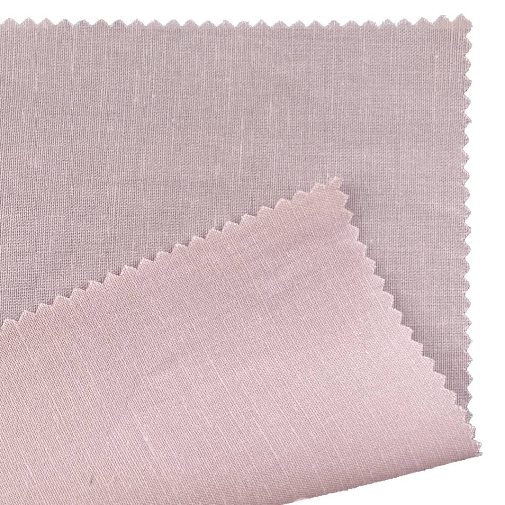 110gsm (3.9 oz) 58% Lyocell 30% Cotton 12% Linen Crepe Textured Translucent Fabric Skirt Dress 25769