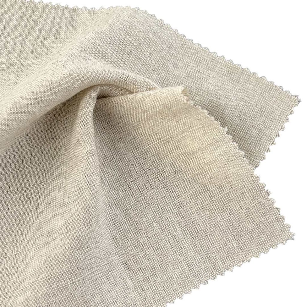 220gsm (7.8 oz) 80% Linen 20% Cotton Burlap Texture Fabric Apron Table Runner 2934