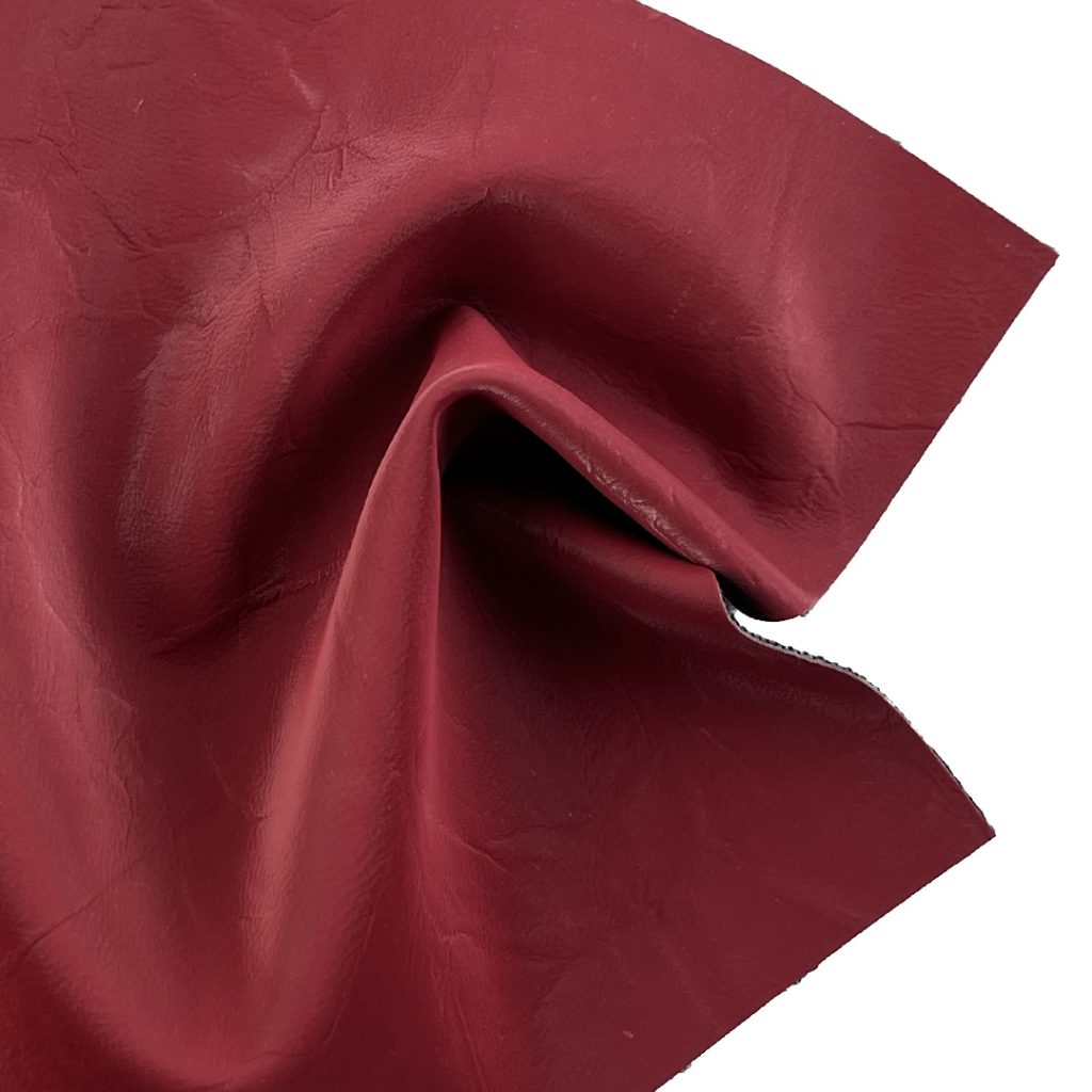 340gsm (12.0 oz) Face 100% Polyurethane Back 100% Viscose Synthetic Leather Smooth Tear-Resistant Fabric Bag Coat Apron