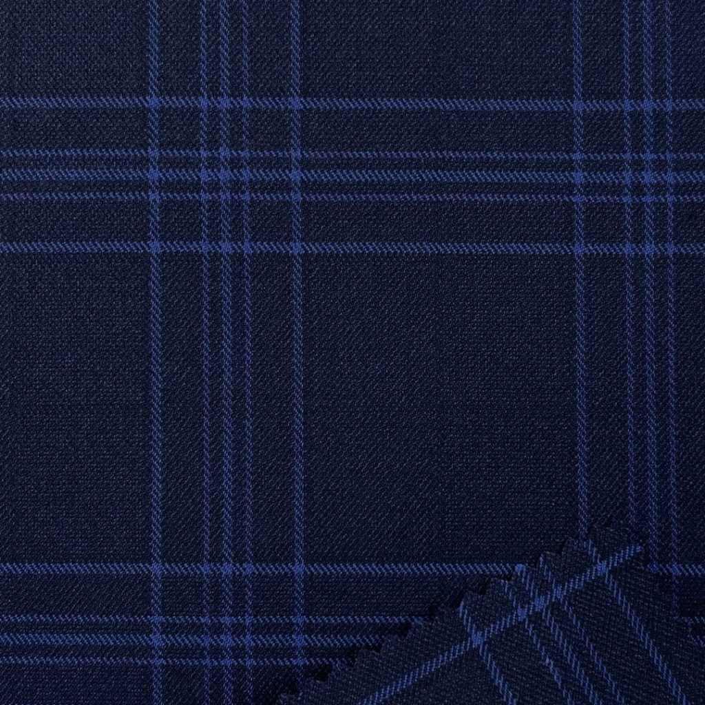 300g/m (5.9oz) 72% Polyester 26% Viscose 2% Spandex Suit Drapey Textured Fabric Blazer 30848