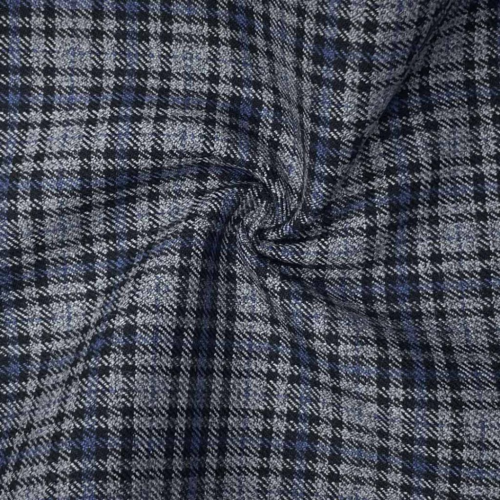 465g/m (9.2oz) 87% Polyester 13% Viscose Suit Textured Drapey Fabric Blazer 30862