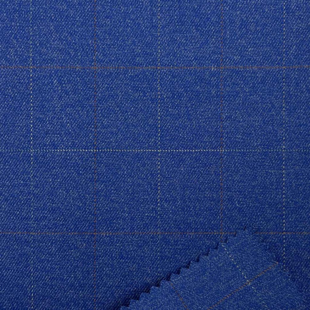 450g/m (8.9oz) 69% Polyester 29% Viscose 2% Spandex Suit Glossy Drapey Fabric Blazer 30870