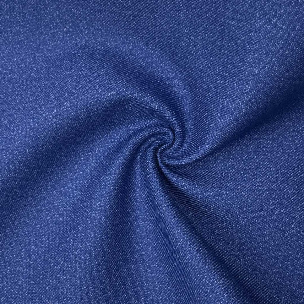 300g/m (5.9oz) 75% Polyester 25% Viscose Suit Crisp Hand Feel Glossy Fabric Blazer 30875