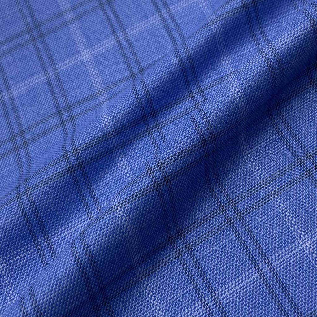 340g/m (6.7oz) 84% Polyester 14% Viscose 2% Spandex Suit Cool Hand Feel Textured Fabric Blazer 31168