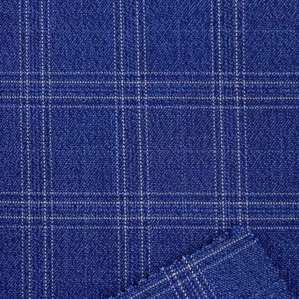 450g/m (8.9oz) 87% Polyester 11% Viscose 2% Spandex Suit Crisp Hand Feel Drapey Fabric Blazer 31176