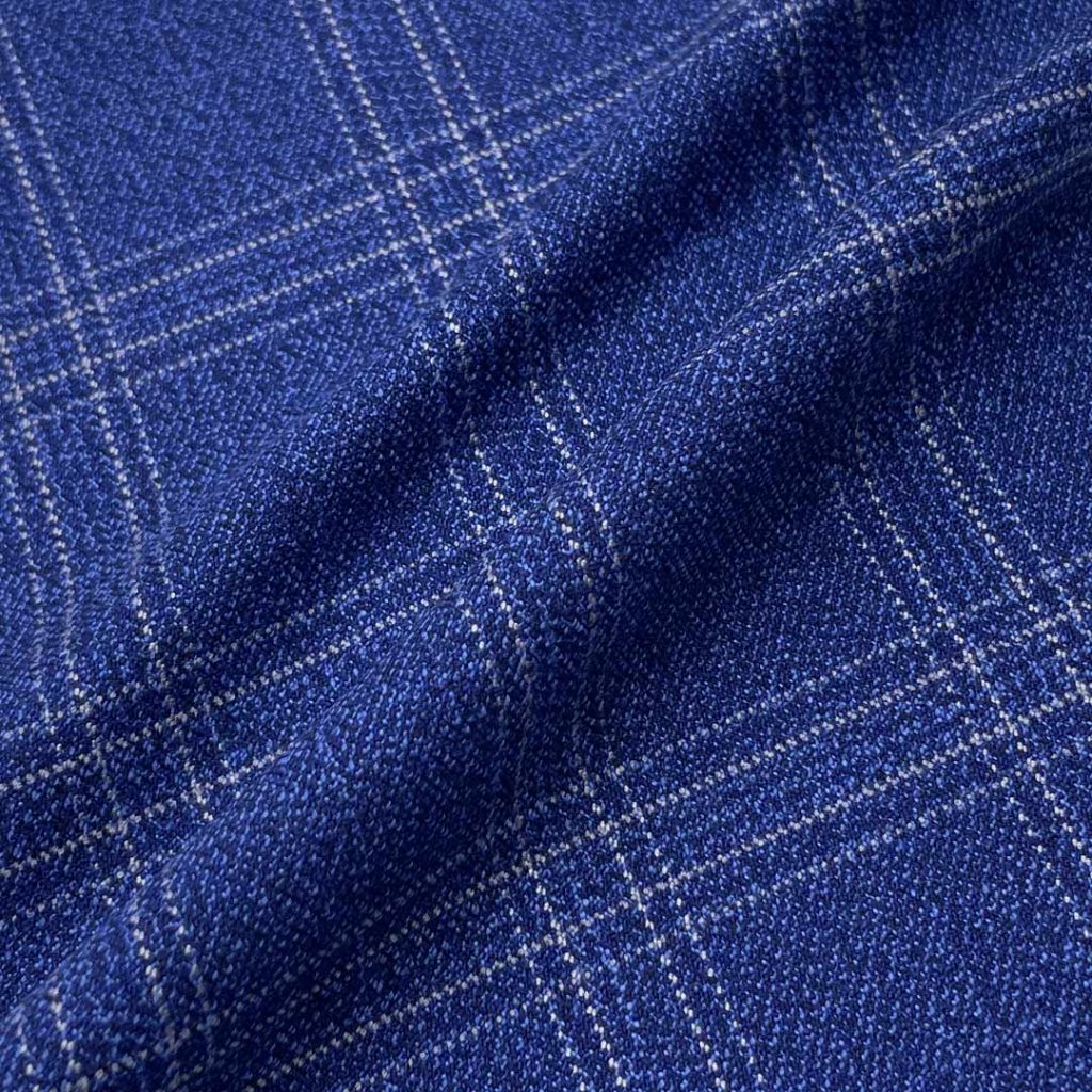 450g/m (8.9oz) 87% Polyester 11% Viscose 2% Spandex Suit Crisp Hand Feel Drapey Fabric Blazer 31176