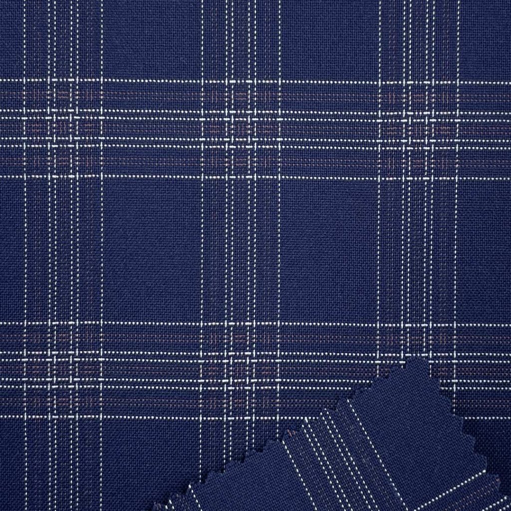 325g/m (6.4oz) 71% Polyester 27% Viscose 2% Spandex Suit Crisp Cool Hand Feel Fabric Blazer 31306