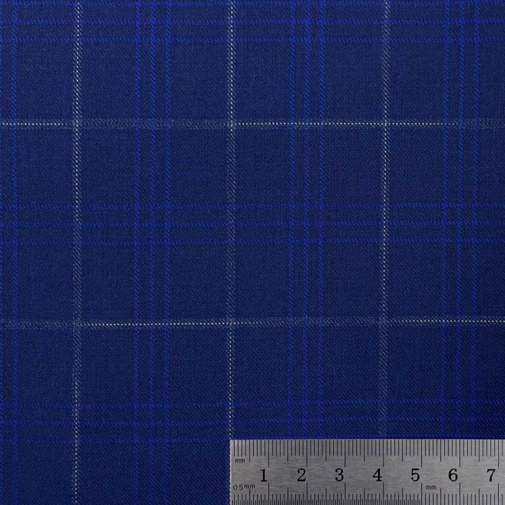 330g/m (6.5oz) 78% Polyester 20% Viscose 2% Spandex Suit Textured Crisp Hand Feel Fabric Blazer 31307