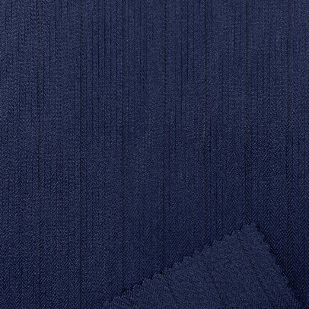 390g/m (7.7oz) 83% Polyester 15% Viscose 2% Spandex Suit Textured Crisp Hand Feel Fabric Blazer 31315