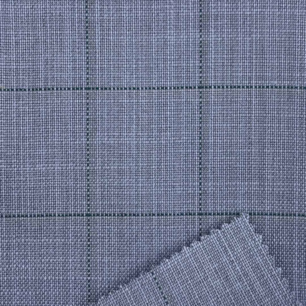 390g/m (7.7oz) 90% Polyester 9% Viscose 1% Spandex Suit Textured Crisp Hand Feel Fabric Blazer 31318