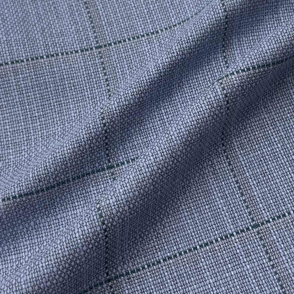 390g/m (7.7oz) 90% Polyester 9% Viscose 1% Spandex Suit Textured Crisp Hand Feel Fabric Blazer 31318