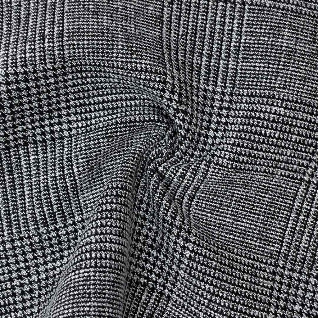 560g/m (11.0oz) 60% Polyester 35% Viscose 5% Spandex Suit Crisp Hand Feel Textured Fabric Blazer 31335