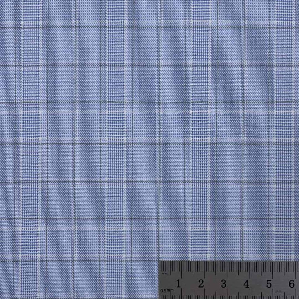 375g/m (7.4oz) 76% Polyester 22% Viscose 2% Spandex Suit Smooth Hand Feel Crisp Fabric Blazer 31342