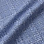 375g/m (7.4oz) 76% Polyester 22% Viscose 2% Spandex Suit Smooth Hand Feel Crisp Fabric Blazer 31342