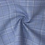 375g/m (7.4oz) 76% Polyester 22% Viscose 2% Spandex Suit Smooth Hand Feel Crisp Fabric Blazer 31342