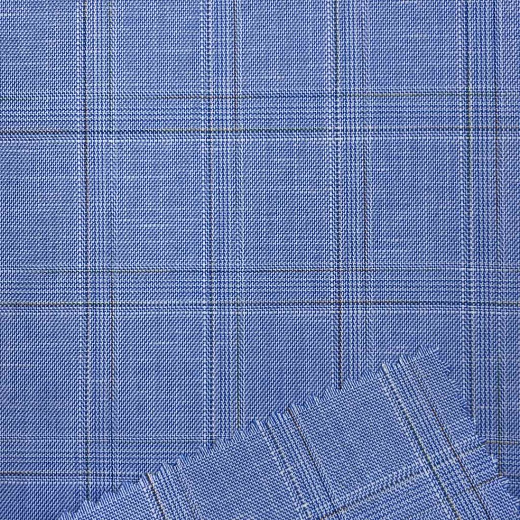 300g/m (5.9oz) 70% Polyester 28% Viscose 2% Linen Suit Smooth Soft Hand Feel Fabric Blazer 31366