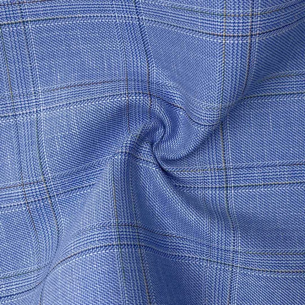 300g/m (5.9oz) 70% Polyester 28% Viscose 2% Linen Suit Smooth Soft Hand Feel Fabric Blazer 31366