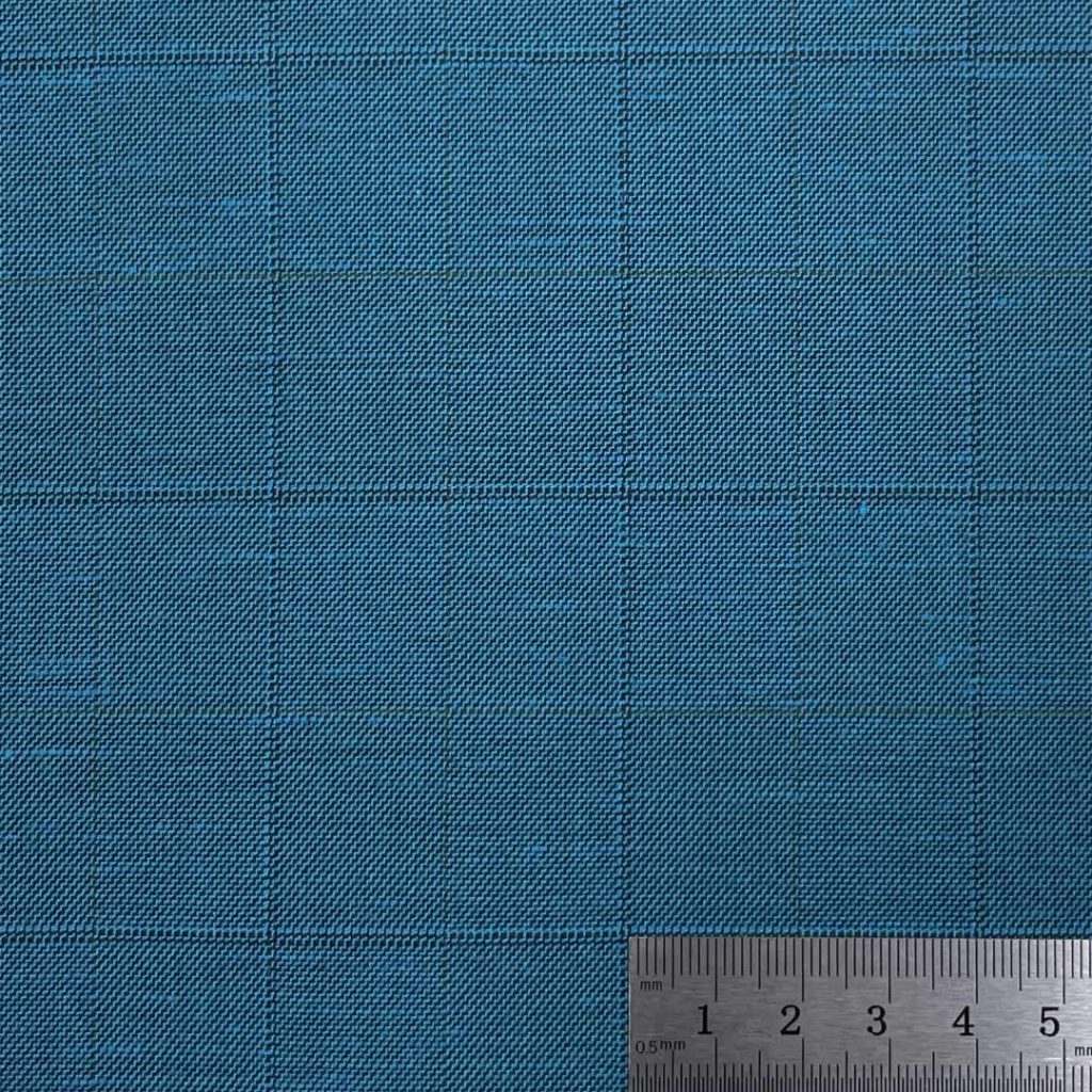 300g/m (5.9oz) 75% Polyester 12% Viscose 10% Linen 3% Spandex Suit Textured Crisp Hand Feel Fabric Blazer 31368