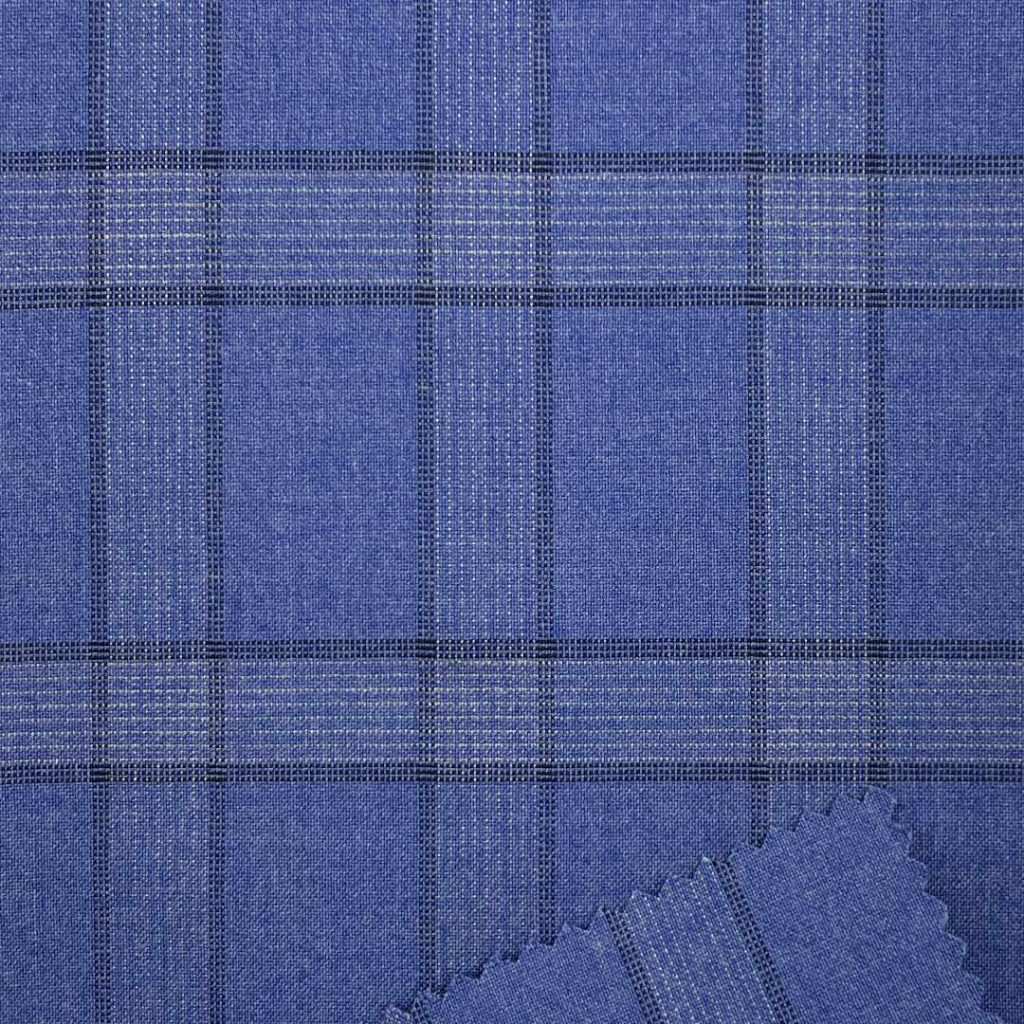 290g/m (5.7oz) 72% Polyester 26% Viscose 2% Spandex Suit Drapey Textured Fabric Blazer 31393