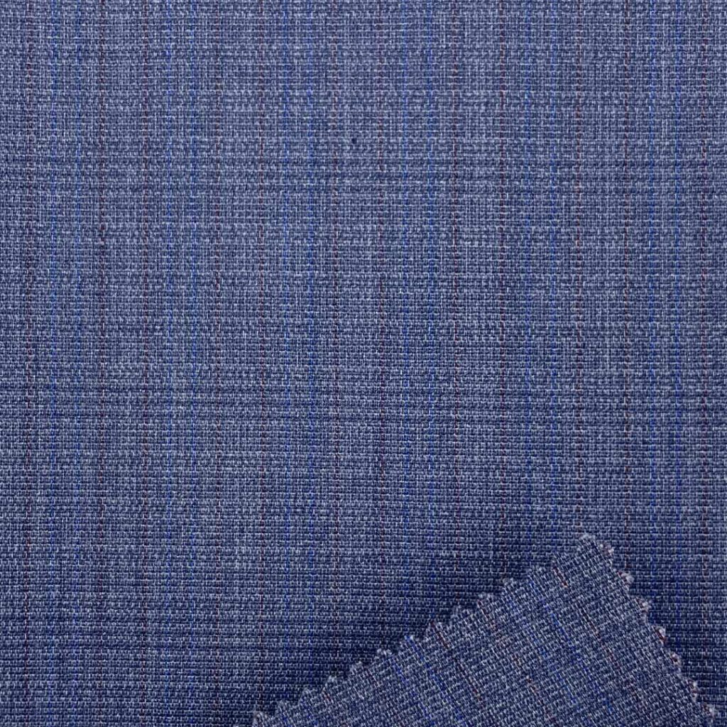 500g/m (9.9oz) 78% Polyester 18% Viscose 4% Spandex Suit Drapey Glossy Fabric Blazer 31411