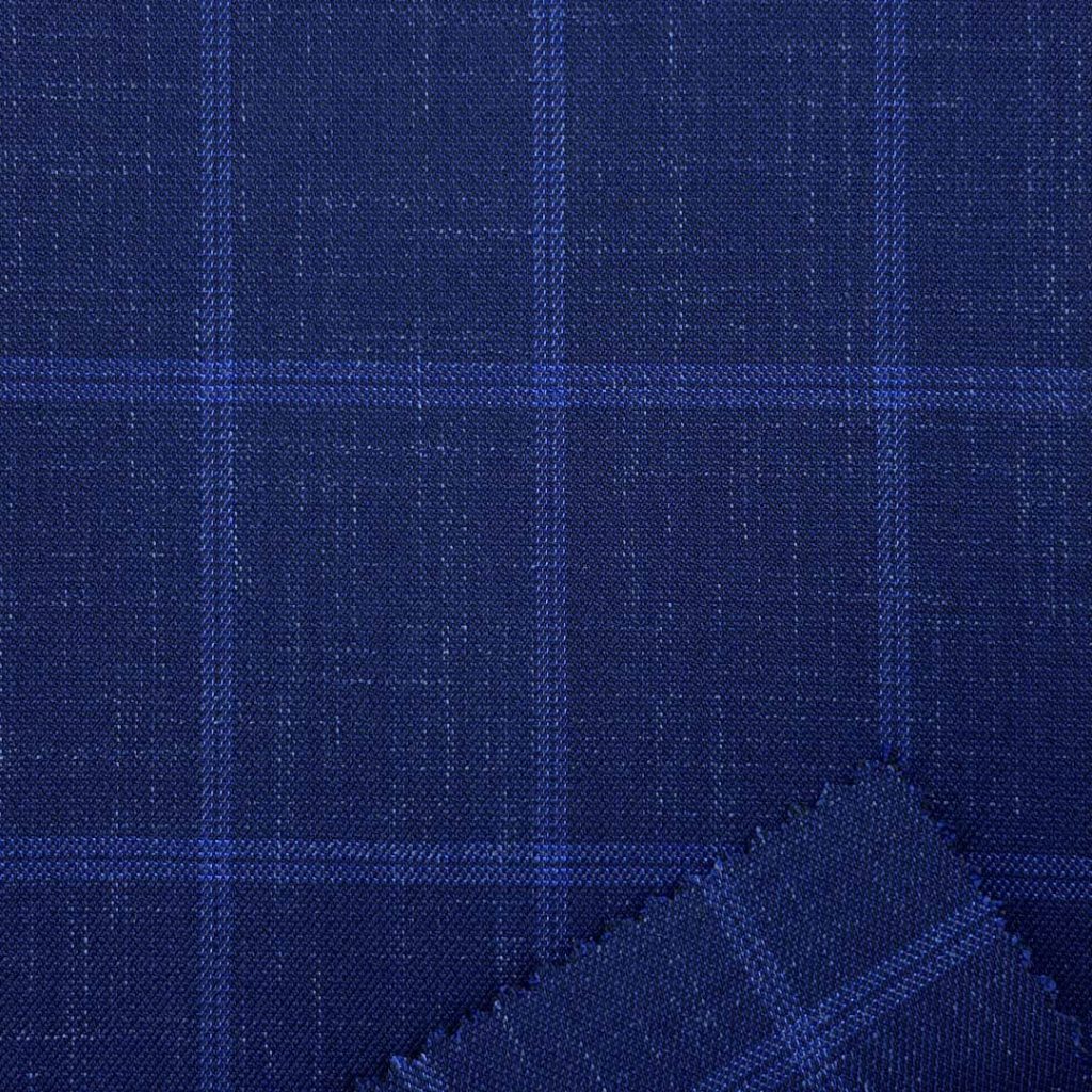 440g/m (8.7oz) 87% Polyester 11% Viscose 2% Spandex Suit Crisp Hand Feel Textured Fabric Blazer 31415