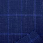 440g/m (8.7oz) 87% Polyester 11% Viscose 2% Spandex Suit Crisp Hand Feel Textured Fabric Blazer 31415