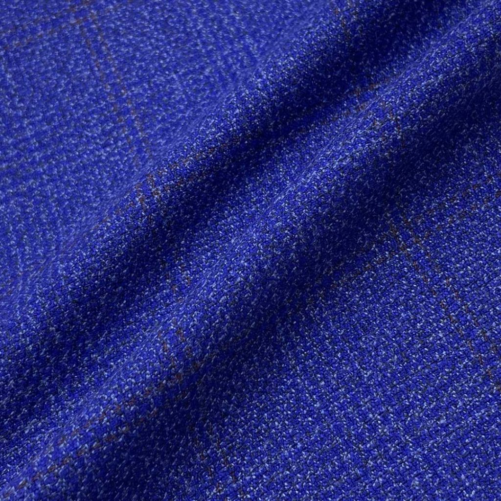 480g/m (9.5oz) 65% Polyester 35% Viscose Suit Fuzzy Stretchy Fabric Blazer 31419