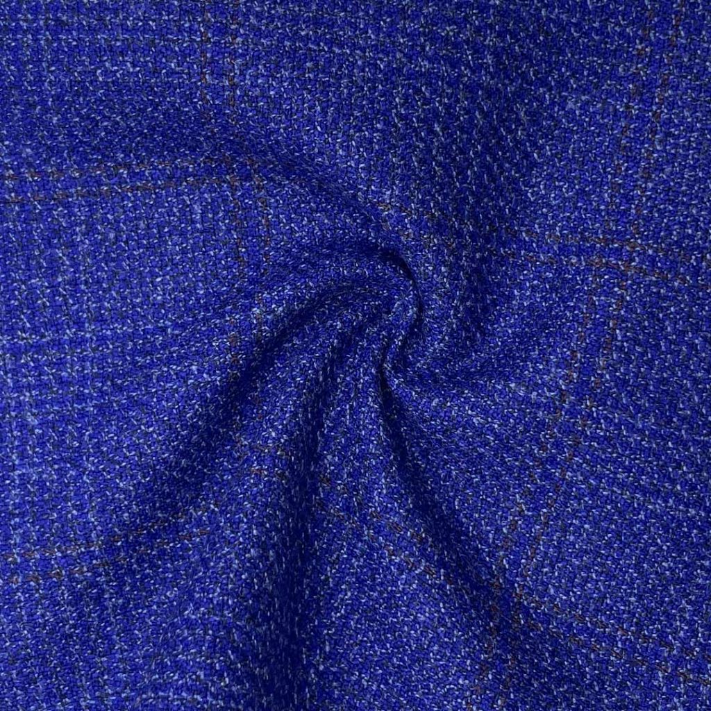 480g/m (9.5oz) 65% Polyester 35% Viscose Suit Fuzzy Stretchy Fabric Blazer 31419