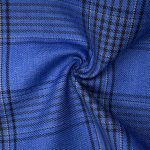 260g/m (5.1oz) 74% Polyester 24% Viscose 2% Spandex Suit Crisp Hand Feel Glossy Fabric Blazer 31421