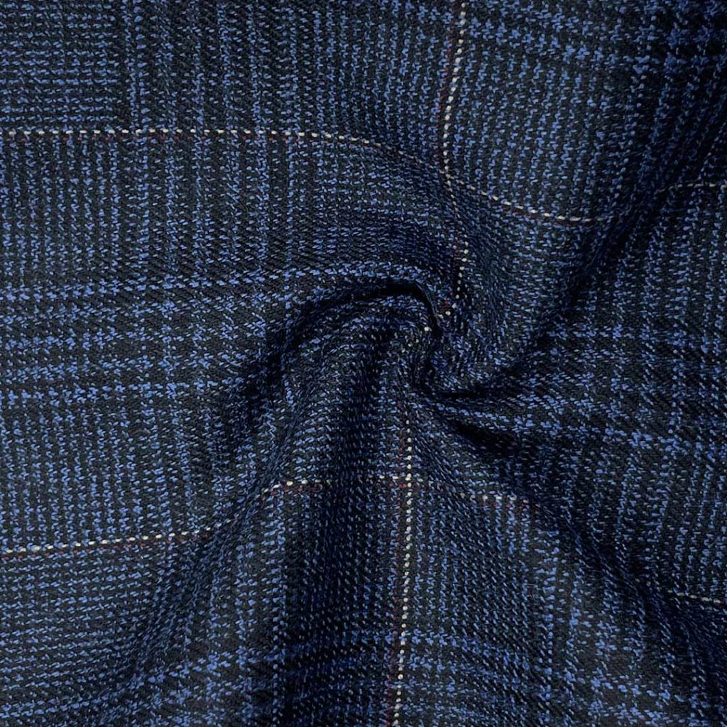 230g/m (4.5oz) 64% Polyester 34% Viscose 2% Spandex Suit Crisp Hand Feel Soft Fabric Blazer 31422