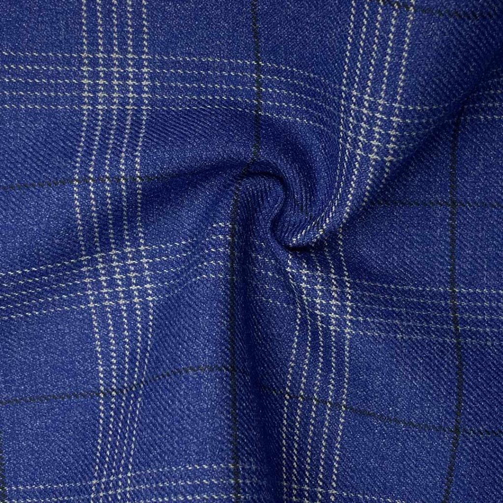 295g/m (5.8oz) 75% Polyester 23% Viscose 2% Spandex Suit Soft Hand Feel Glossy Fabric Blazer 31423