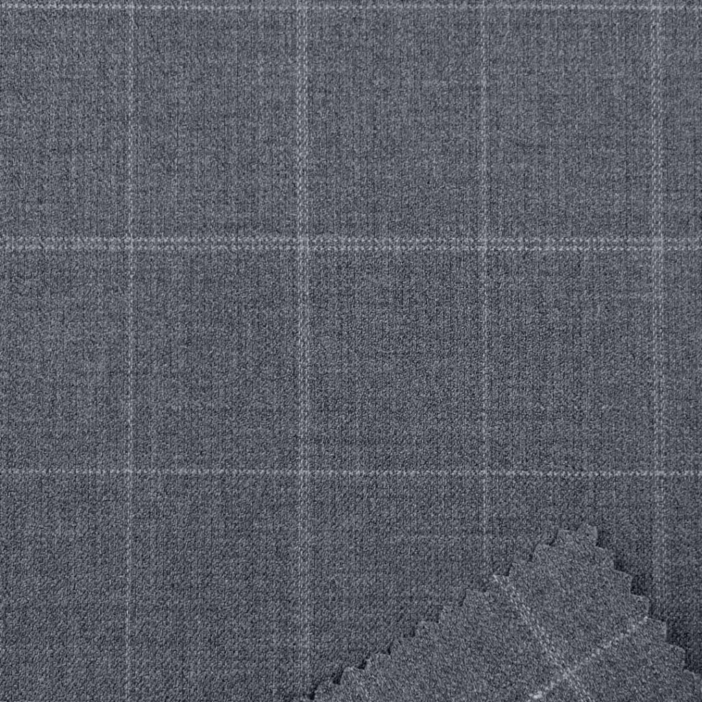 350g/m (6.9oz) 69% Polyester 29% Viscose 2% Spandex Suit Drapey Fuzzy Fabric Blazer 31446