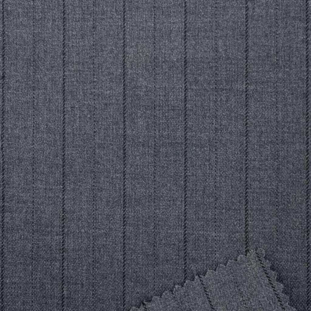 340g/m (6.7oz) 69% Polyester 29% Viscose 2% Spandex Suit Crisp Hand Feel Textured Fabric Blazer 31447