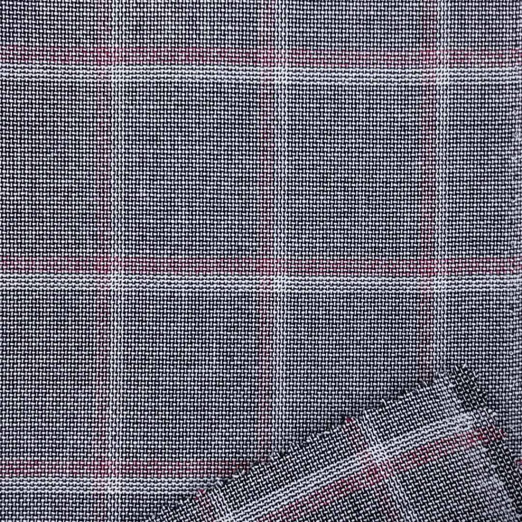 255g/m (5.0oz) 84% Polyester 17% Viscose 2% Spandex Suit Corase Textured Fabric Blazer 31493