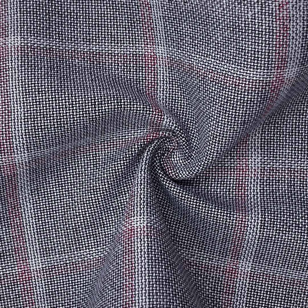 255g/m (5.0oz) 84% Polyester 17% Viscose 2% Spandex Suit Corase Textured Fabric Blazer 31493