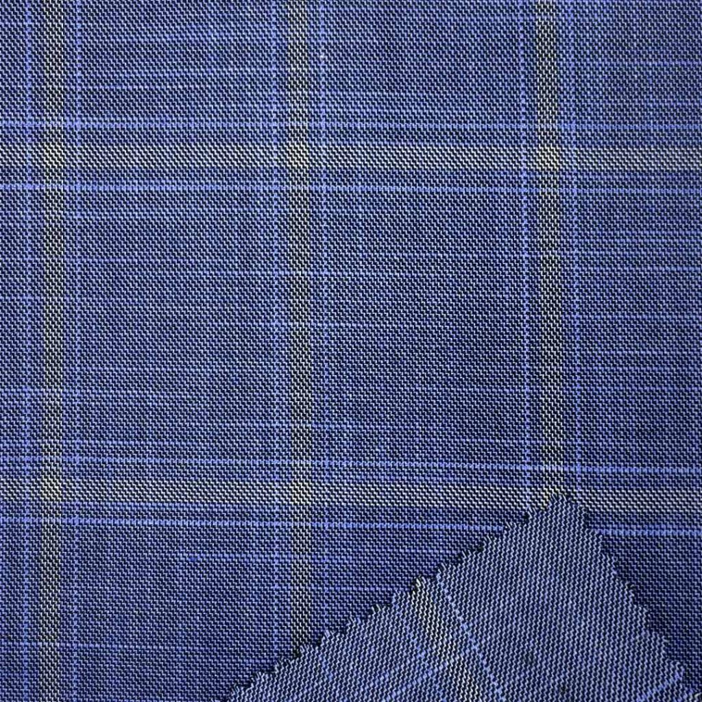 330g/m (6.5oz) 84% Polyester 14% Viscose 2% Spandex Suit Smooth Cool Hand Feel Fabric Blazer 31518